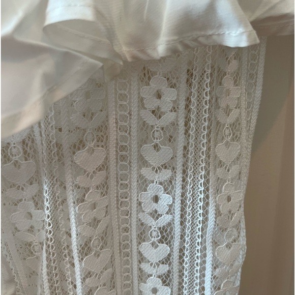 FOR LOVE & LEMONS LOVEBIRD LACE MIDI DRESS - Picture 8 of 16